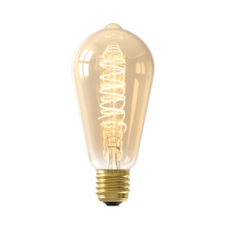 Calex E27 Led Filament Rustiek Gold 3,8W 2100K 250lm - Dimbaar