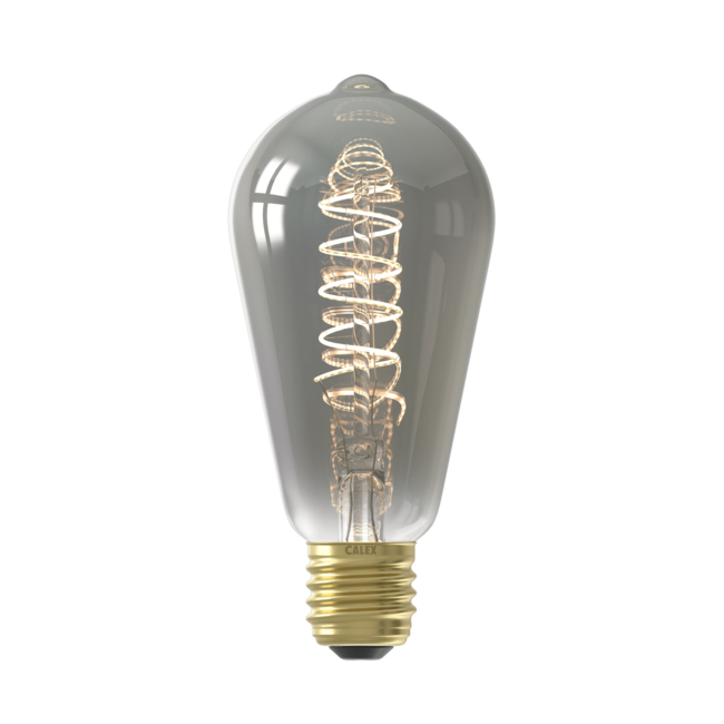 Calex E27 Led Filament Rustiek Smoke 4W 1800K 136lm - Dimbaar