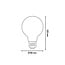 Calex E27 Led Filament Globe 80mm Gold 3,8W 2100K 250lm - Dimbaar