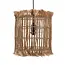 Bazar Bizar Hanglamp Abaca Bird Cage Medium - Naturel