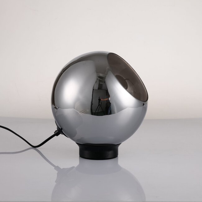 Artdelight Tafellamp Mirror Ring - Zwart - Verpakkingschade