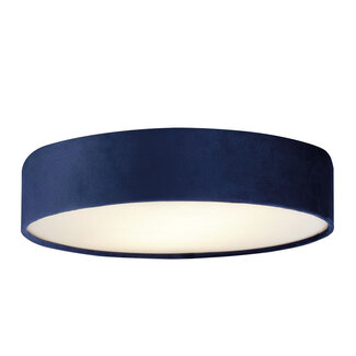 Searchlight Plafondlamp Drum 50cm - Donker Blauw - 2e kans