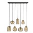 HELDR! Hanglamp Cerise 7L - Amber Glas