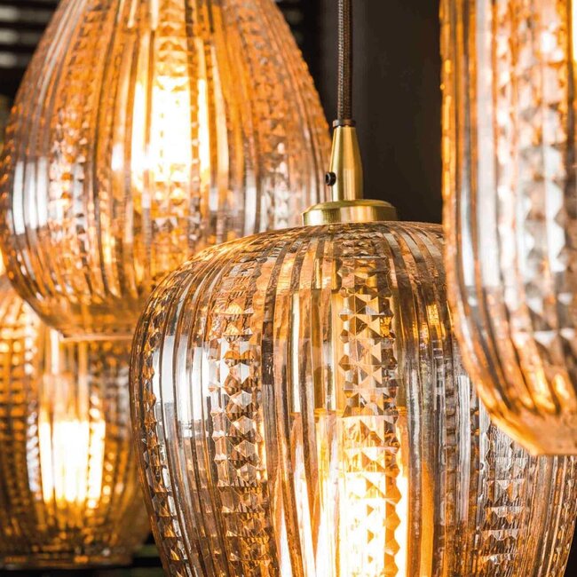 HELDR! Hanglamp Nova 5L - Transparant Glas