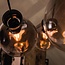 HELDR! Hanglamp Mera 3L - Rookglas/Transparant