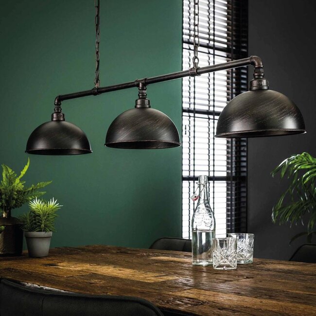 HELDR! Hanglamp Serra 3L - Zwart