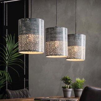 HELDR! Hanglamp Orda 3L - Grijs