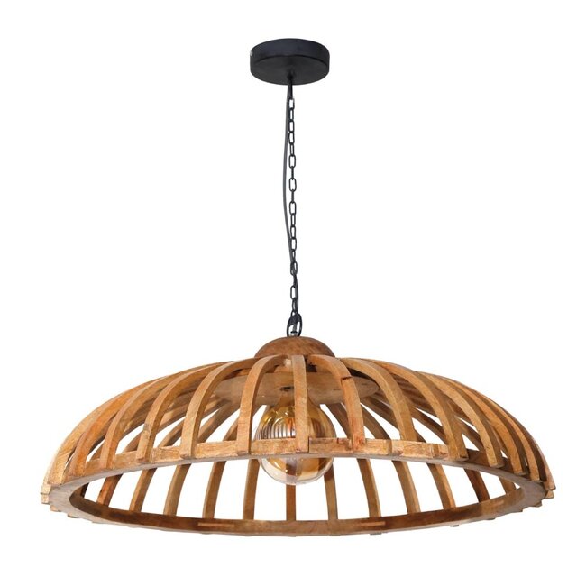 HELDR! Hanglamp Nera 1L - Mango Hout