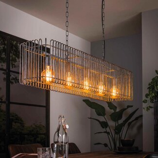 HELDR! Hanglamp Nura 5L - Oud Zilver