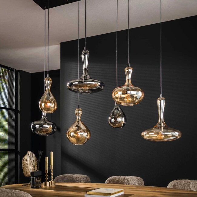 HELDR! Hanglamp Amara 7L - Multicolor