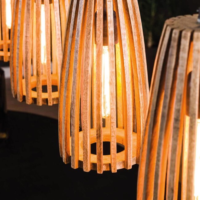 HELDR! Hanglamp Ovara 4L - Mango Hout