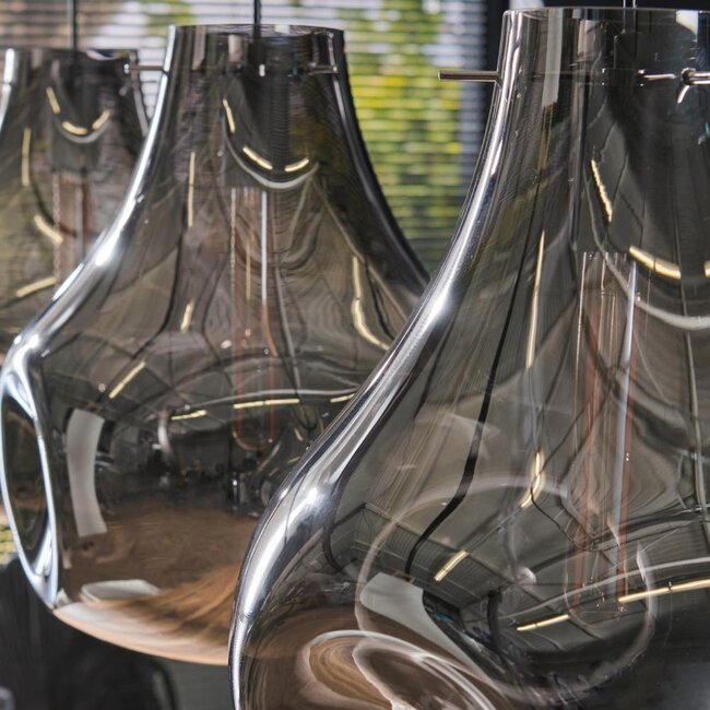 HELDR! Hanglamp Viola 3L - Chroom