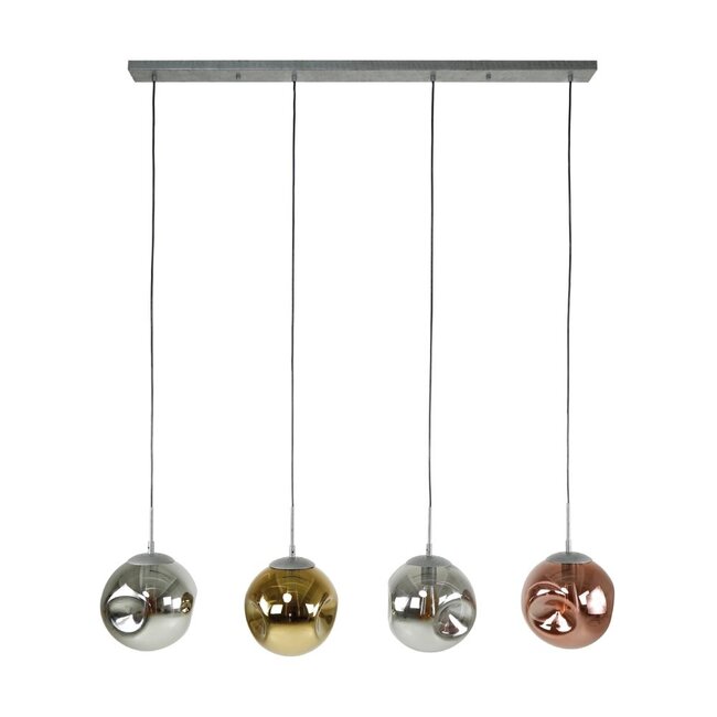 HELDR! Hanglamp Zara 4L - Multicolor