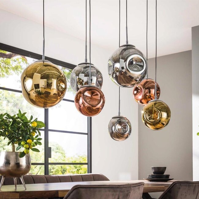 HELDR! Hanglamp Zara 7L - Multicolor