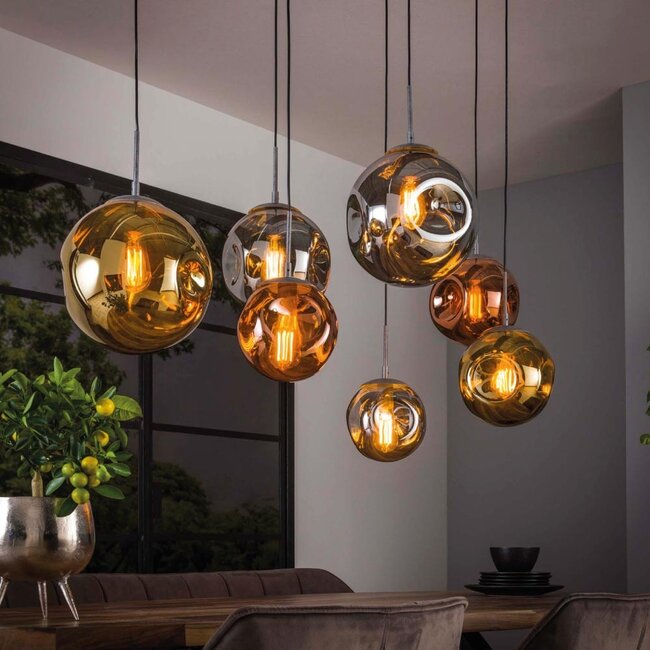 HELDR! Hanglamp Zara 7L - Multicolor