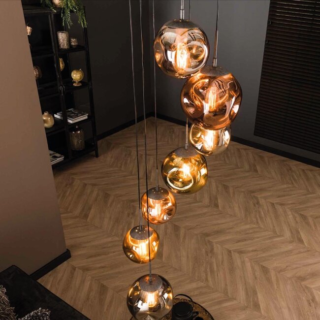 HELDR! Hanglamp Zara II 7L - Multicolor