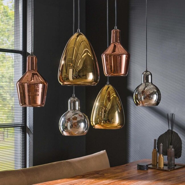 HELDR! Hanglamp Elena 6L - Multicolor