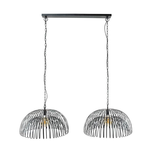 HELDR! Hanglamp Giora 2L - Charcoal