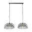 HELDR! Hanglamp Giora 2L - Charcoal