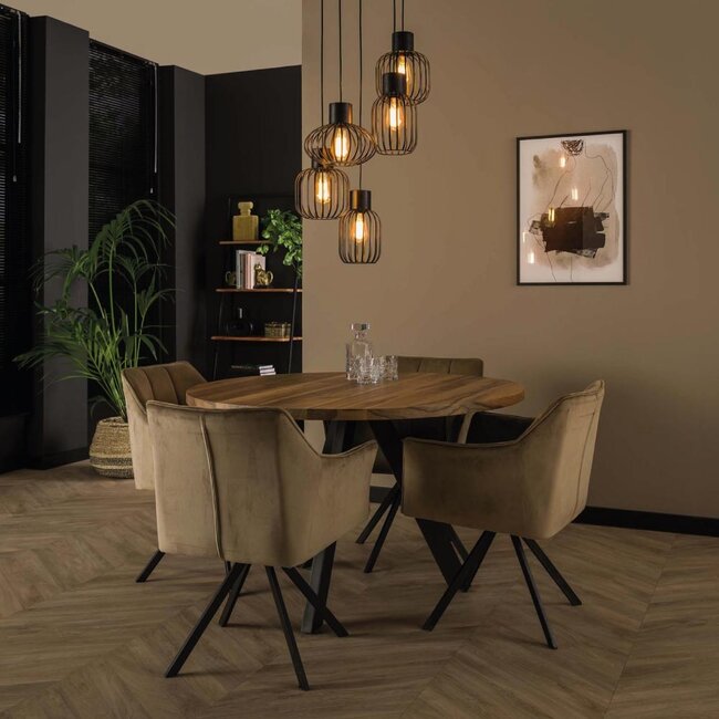 HELDR! Hanglamp Nuvo 5L - Charcoal