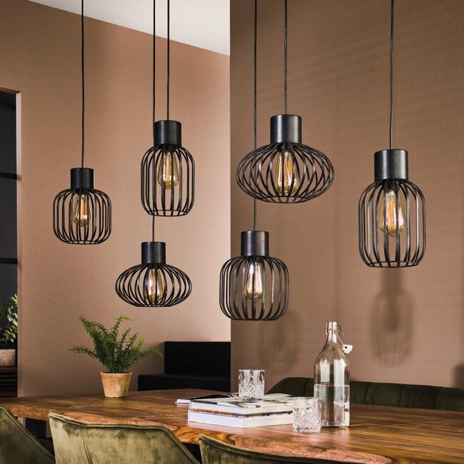 HELDR! Hanglamp Nuvo 6L - Charcoal