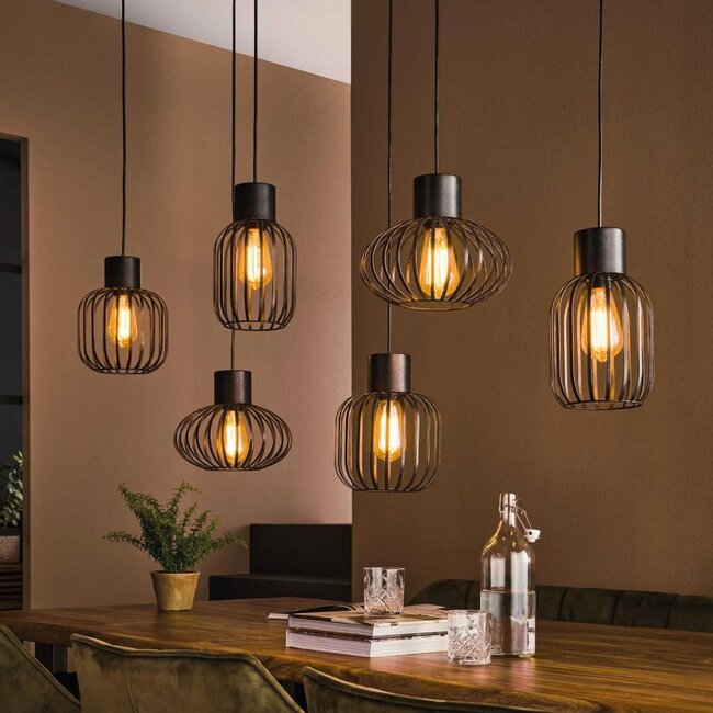 HELDR! Hanglamp Nuvo 6L - Charcoal