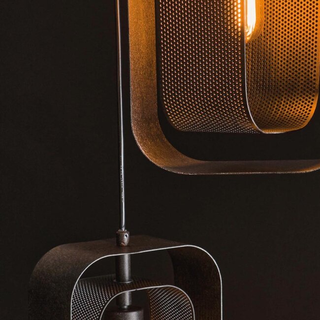 HELDR! Hanglamp Luano 3L - Zwart