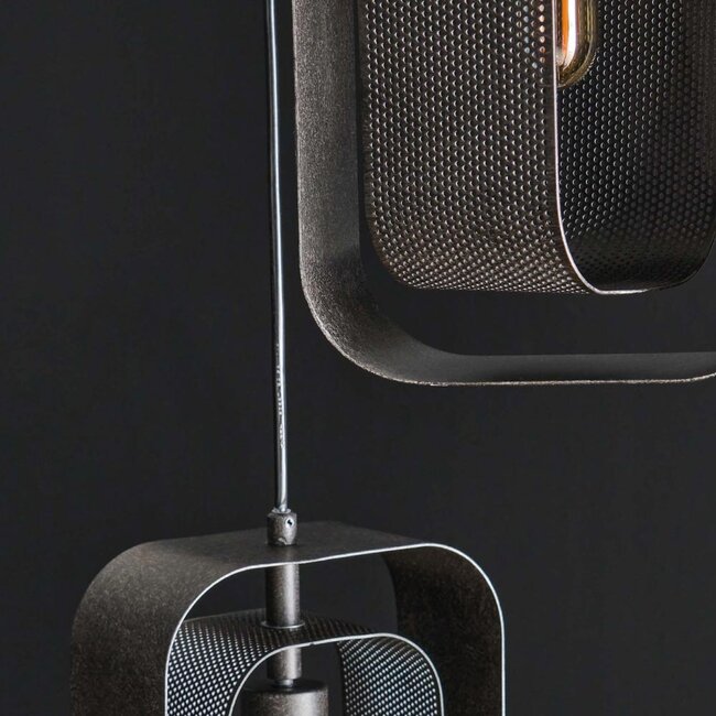 HELDR! Hanglamp Luano 3L - Zwart