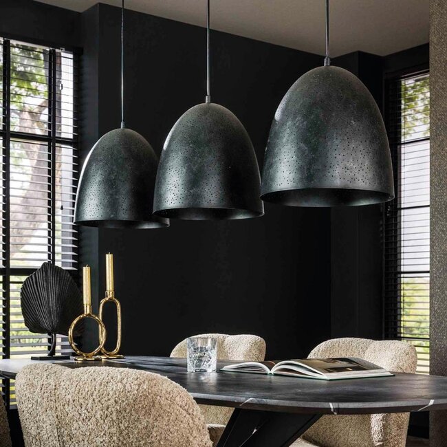 HELDR! Hanglamp Como 3L - Charcoal