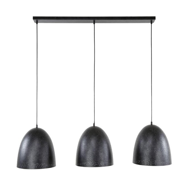 HELDR! Hanglamp Como 3L - Charcoal