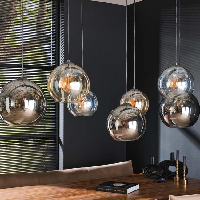 HELDR! Hanglamp Sava 7L - Multicolor