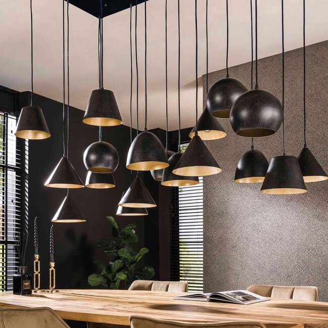 HELDR! Hanglamp Elba 18L - Zwart