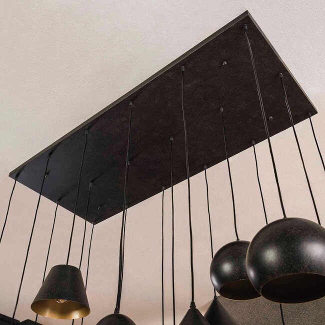 HELDR! Hanglamp Elba 18L - Zwart