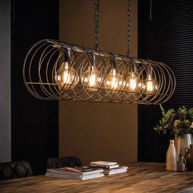 HELDR! Hanglamp Mauro 5L - Zwart