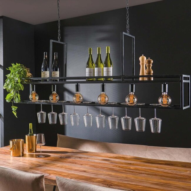 HELDR! Hanglamp Vino 6L - Charcoal