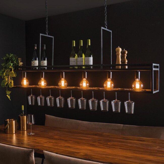 HELDR! Hanglamp Vino 6L - Charcoal