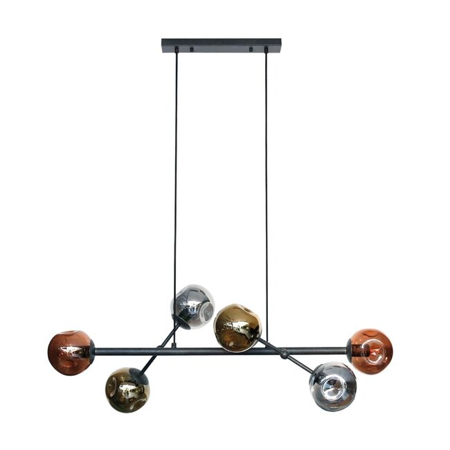 HELDR! Hanglamp Zara II 6L - Multicolor