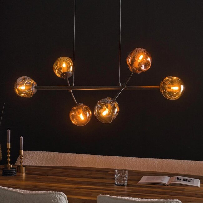 HELDR! Hanglamp Zara II 6L - Multicolor