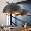 HELDR! Hanglamp Lucca Ø70cm - Zwart/Bruin
