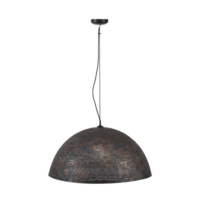 HELDR! Hanglamp Lucca Ø70cm - Zwart/Bruin