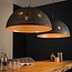 HELDR! Hanglamp Lucca Ø70cm - Zwart/Bruin