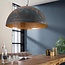 HELDR! Hanglamp Lucca Ø70cm - Zwart/Bruin
