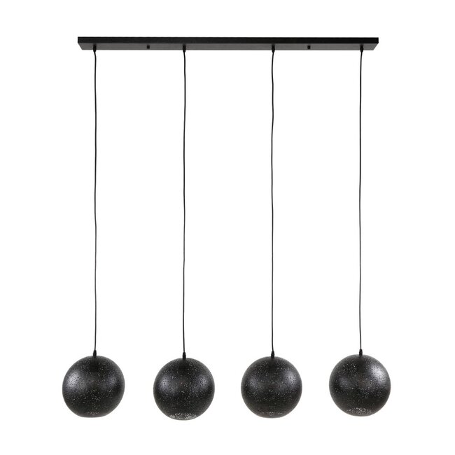 HELDR! Hanglamp Domi 4L - Zwart