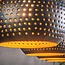 HELDR! Hanglamp Viano 4L - Zwart/Bruin