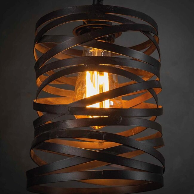 HELDR! Hanglamp Giona 7L - Zwart