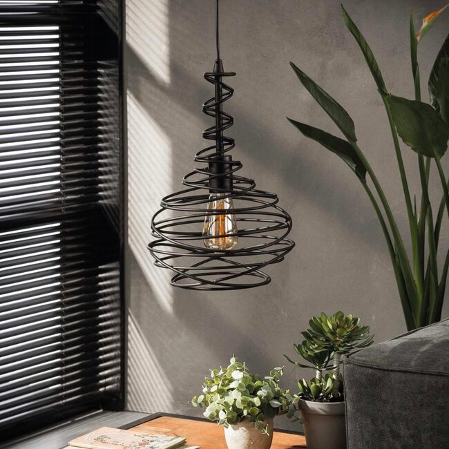 HELDR! Hanglamp Varesi Ø25cm - Zwart