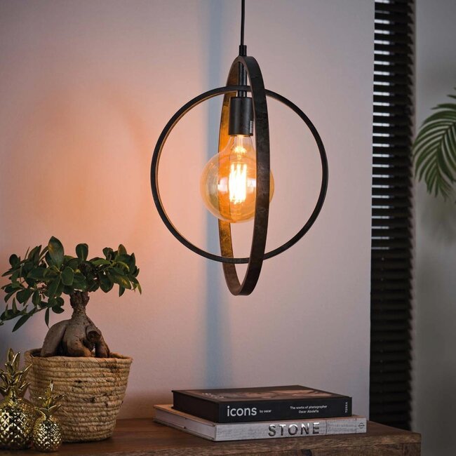 HELDR! Hanglamp Riola - Charcoal