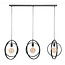 HELDR! Hanglamp Riola II 3L - Charcoal
