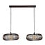 HELDR! Hanglamp Pioli 2L - Zwart/Koper