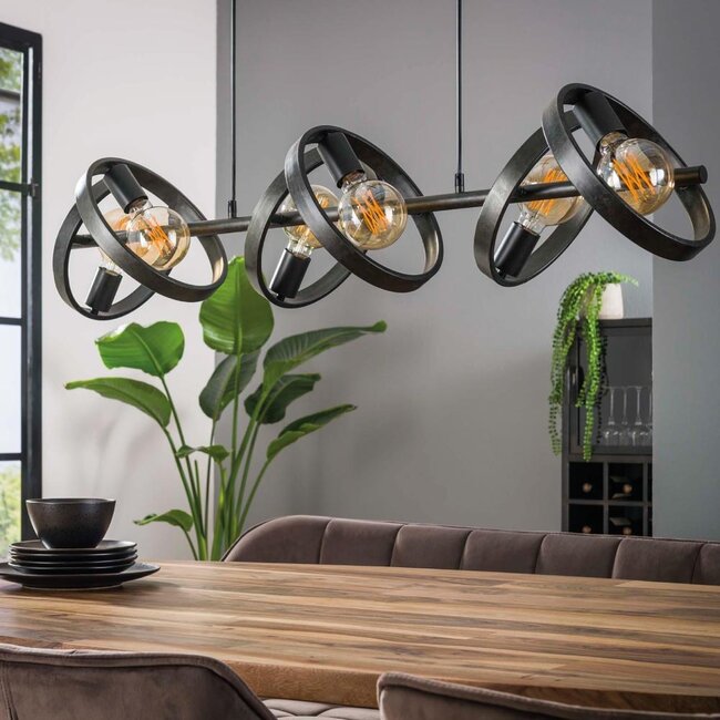 HELDR! Hanglamp Multo 6L - Charcoal